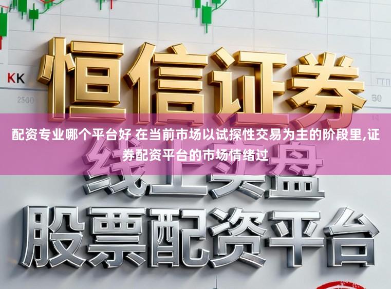 配资专业哪个平台好 在当前市场以试探性交易为主的阶段里,证券配资平台的市场情绪过